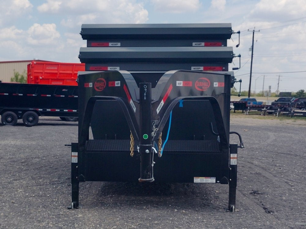 Dura Haul 16' GN Roll off Bundle (2) 8k Axles + 3 Bins w/ 4' Walls - Roll Off Packages/RO 16' Gooseneck - Stryker Dealership Group