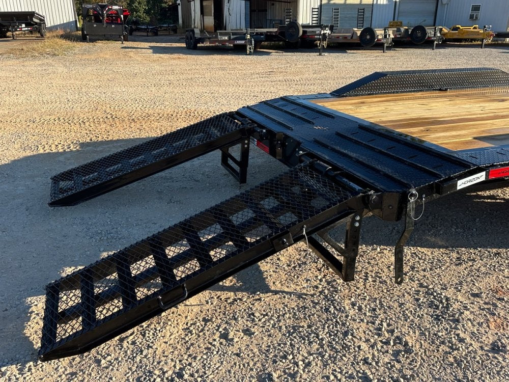 EHZ 20' x 83" BP EQUIPMENT TRAILER (2) 7K Axles, Stand Up Ramps, 14 Ply Tires - Equipment Trailers - Stryker Dealership Group
