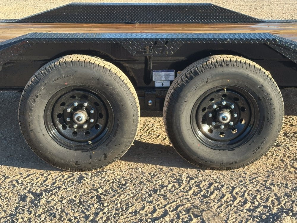 EHZ 20' x 83" BP EQUIPMENT TRAILER (2) 7K Axles, Stand Up Ramps, 14 Ply Tires - Equipment Trailers - Stryker Dealership Group
