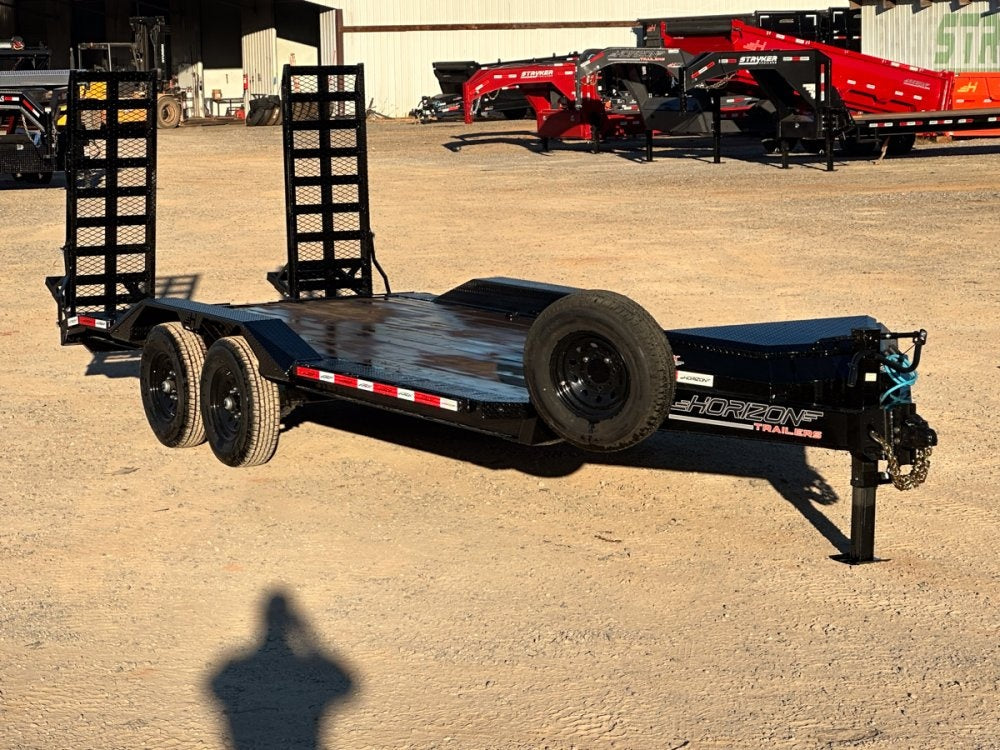 EHZ 20' x 83" BP EQUIPMENT TRAILER (2) 7K Axles, Stand Up Ramps, 14 Ply Tires - Equipment Trailers - Stryker Dealership Group