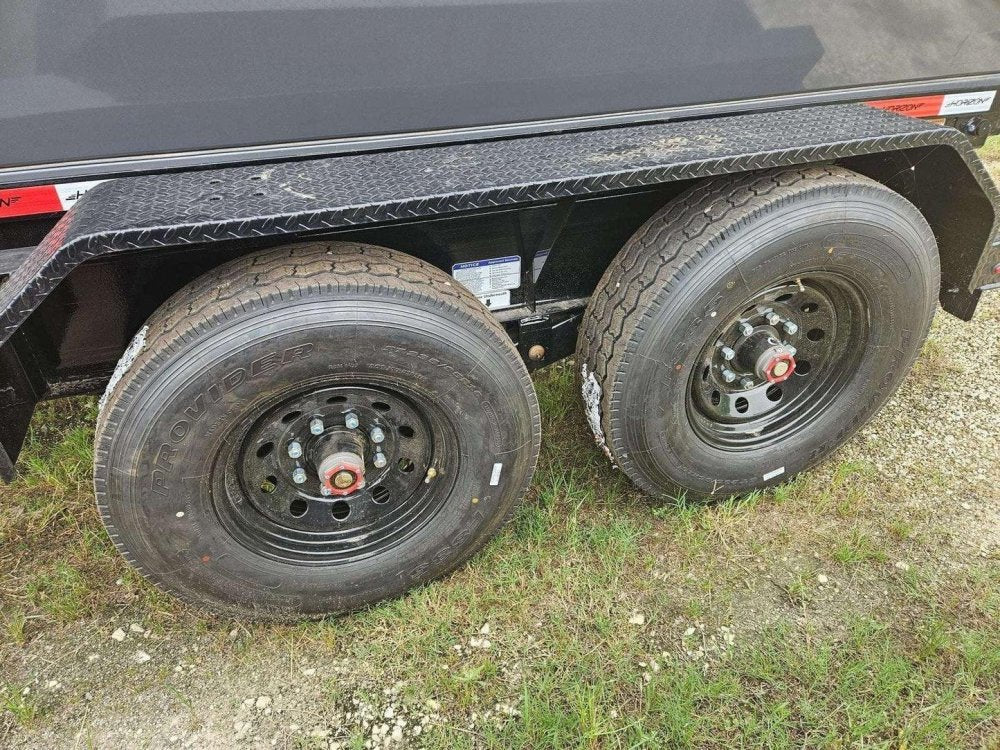 Horizon 16' RDZ GN Roll off Bundle (2) 7k Axles + 3 Bins w/ 4' Walls 3892-C - Stryker Dealership Group