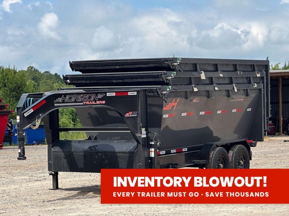 Horizon 16' RDZ GN Roll off Bundle (2) 8k Axles + 3 Bins w/ 4' Walls 011786 - Stryker Dealership Group