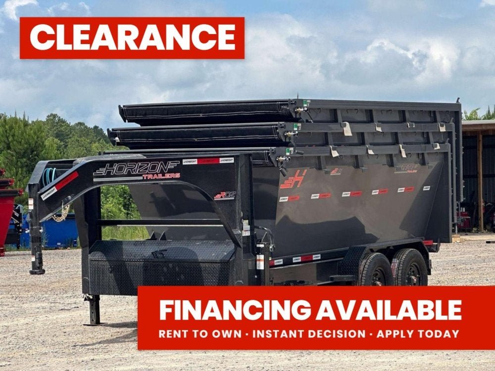 Horizon 16' RDZ GN Roll off Bundle (2) 8k Axles + 3 Bins w/ 4' Walls 011786 - Stryker Dealership Group