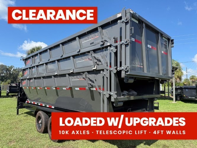 Horizon 20' HRD GN Roll off Bundle (2) 10k Axles + 3 Bins w/ 4' Walls 014976 - Stryker Dealership Group