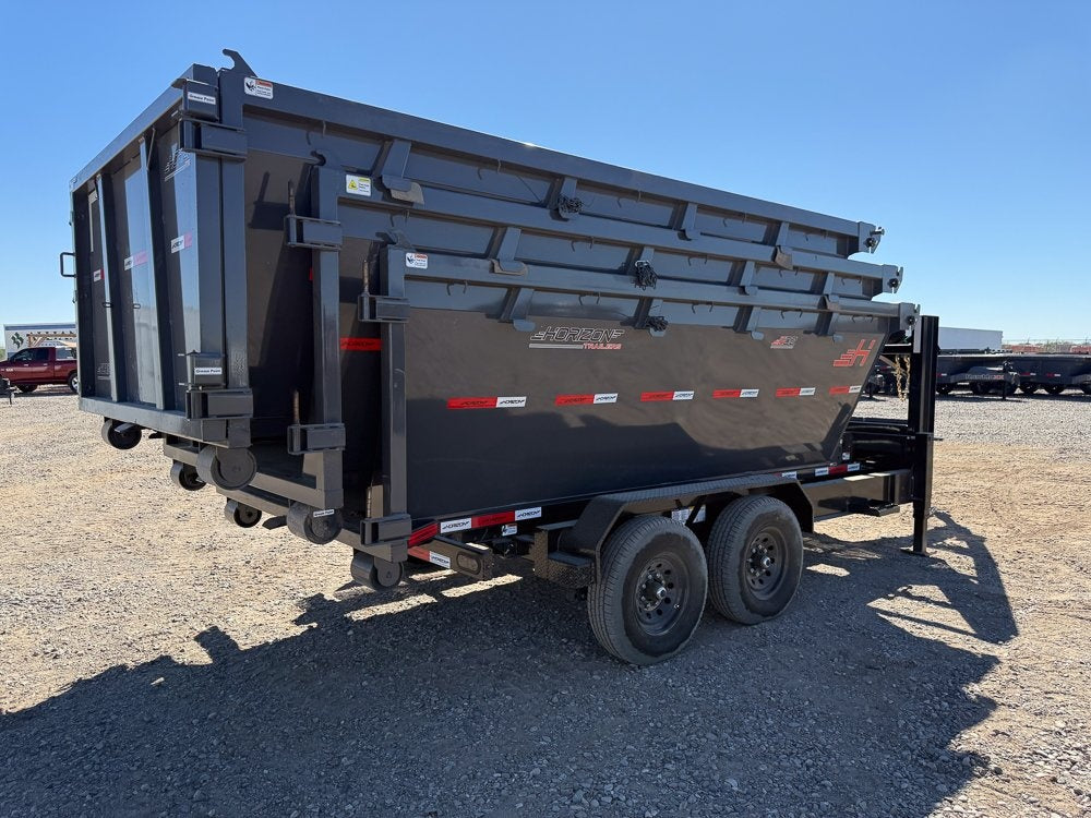 Horizon 14' RDZ BP Roll Off Base (2) 7k Axles - Roll Off Base Trailer/RO 14' Bumper Pull - Stryker Dealership Group