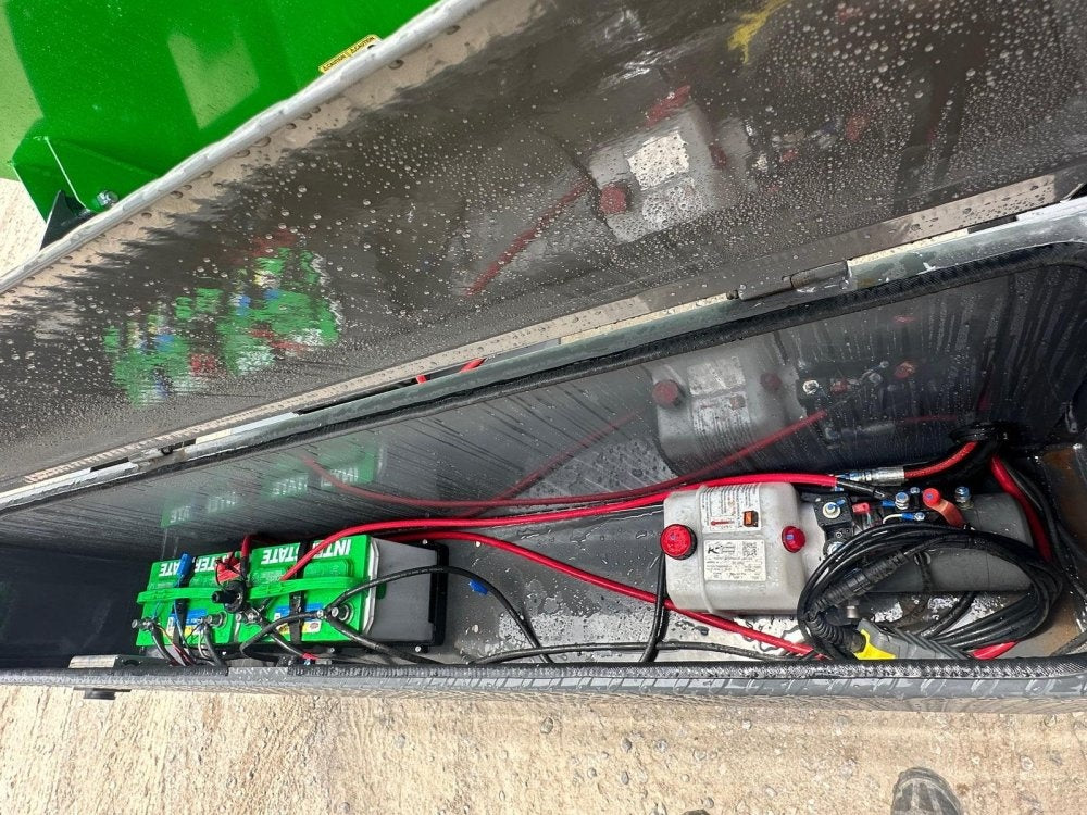 Horizon 14' RDZ BP Roll off Bundle (2) 7k Axles + 1 Bin w/ 4' Walls - Roll Off Packages/RO 14' Bumper Pull - Stryker Dealership Group