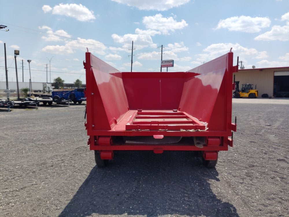 Horizon 14' RDZ BP Roll off Bundle (2) 7k Axles + 2 Bins w/ 4' Walls - Roll Off Base Trailer/RO 14' Bumper Pull - Stryker Dealership Group