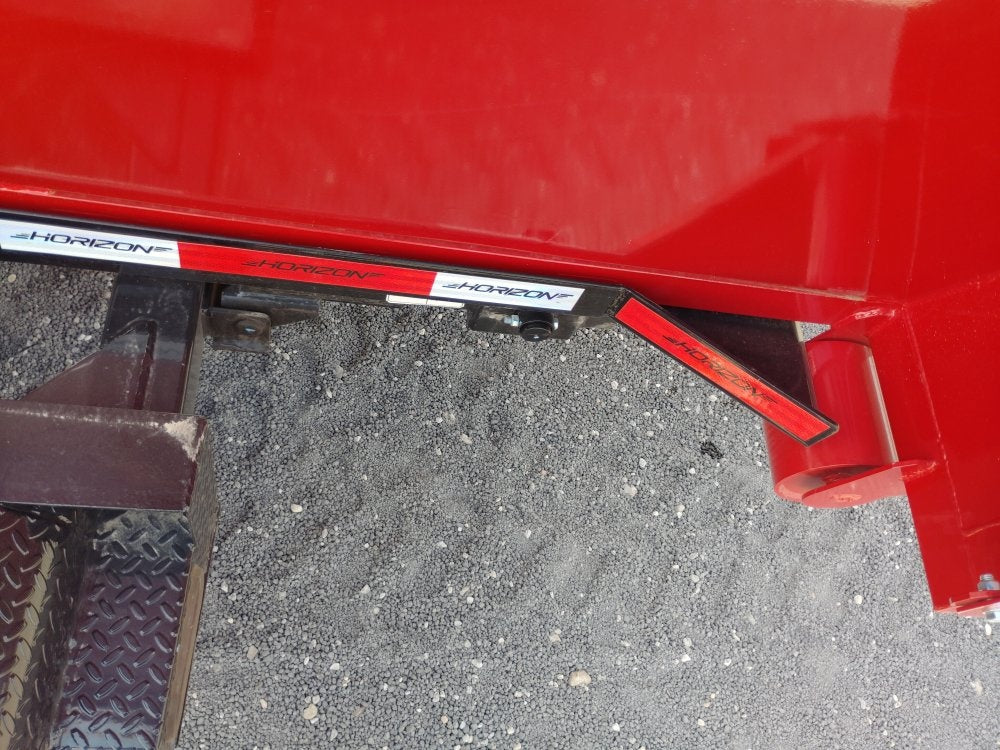 Horizon 14' RDZ BP Roll off Bundle (2) 7k Axles + 2 Bins w/ 4' Walls - Roll Off Base Trailer/RO 14' Bumper Pull - Stryker Dealership Group