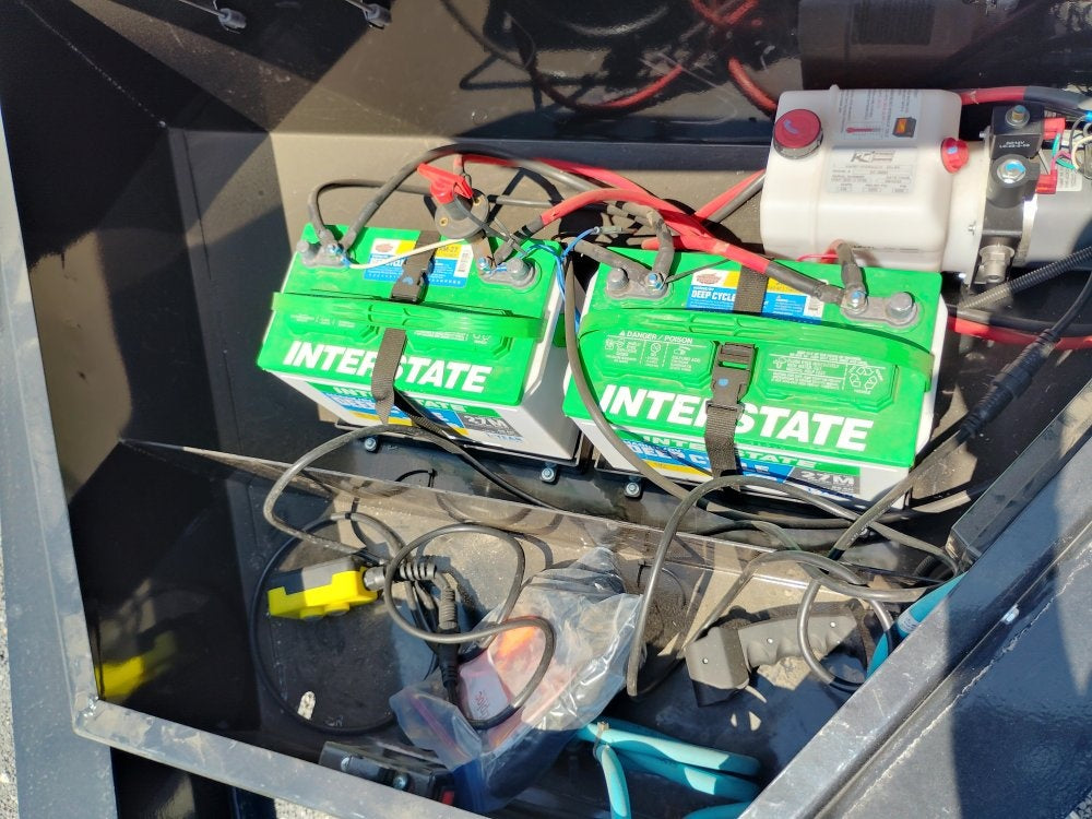 Horizon 14' RDZ BP Roll off Bundle (2) 7k Axles + 2 Bins w/ 4' Walls - Roll Off Base Trailer/RO 14' Bumper Pull - Stryker Dealership Group