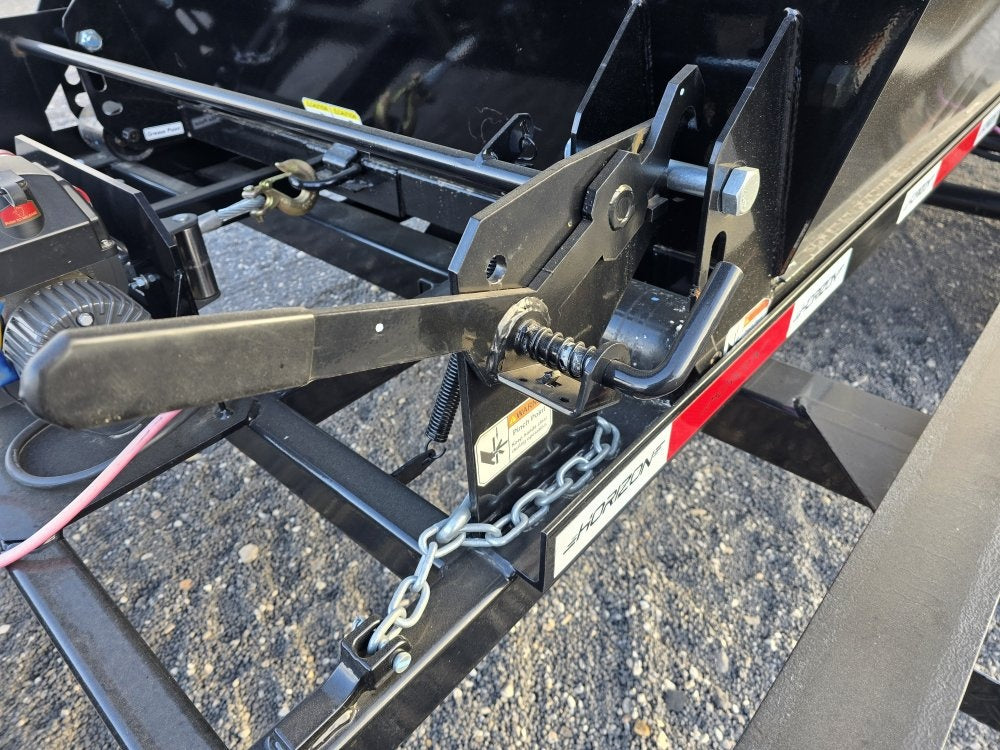 Horizon 14' RDZ BP Roll off Bundle (2) 7k Axles + 3 Bins w/ 4' Walls - Roll Off Packages/RO 14' Bumper Pull - Stryker Dealership Group