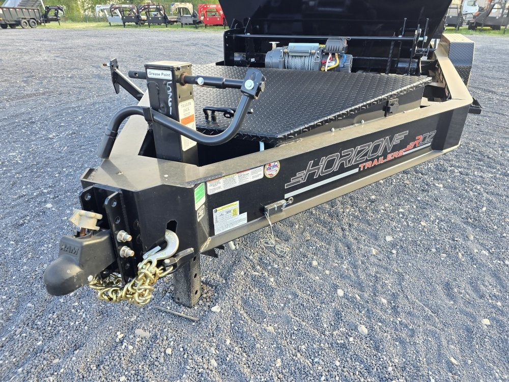 Horizon 14' RDZ BP Roll off Bundle (2) 7k Axles + 3 Bins w/ 4' Walls - Roll Off Packages/RO 14' Bumper Pull - Stryker Dealership Group