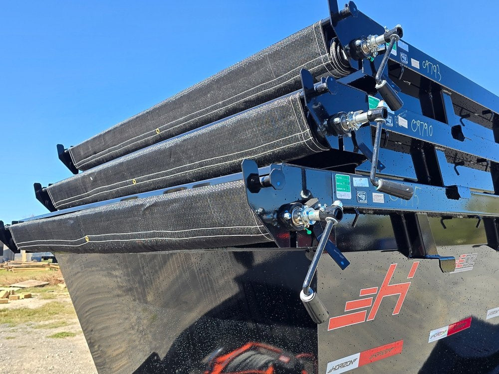 Horizon 14' RDZ BP Roll off Bundle (2) 7k Axles + 3 Bins w/ 4' Walls - Roll Off Packages/RO 14' Bumper Pull - Stryker Dealership Group