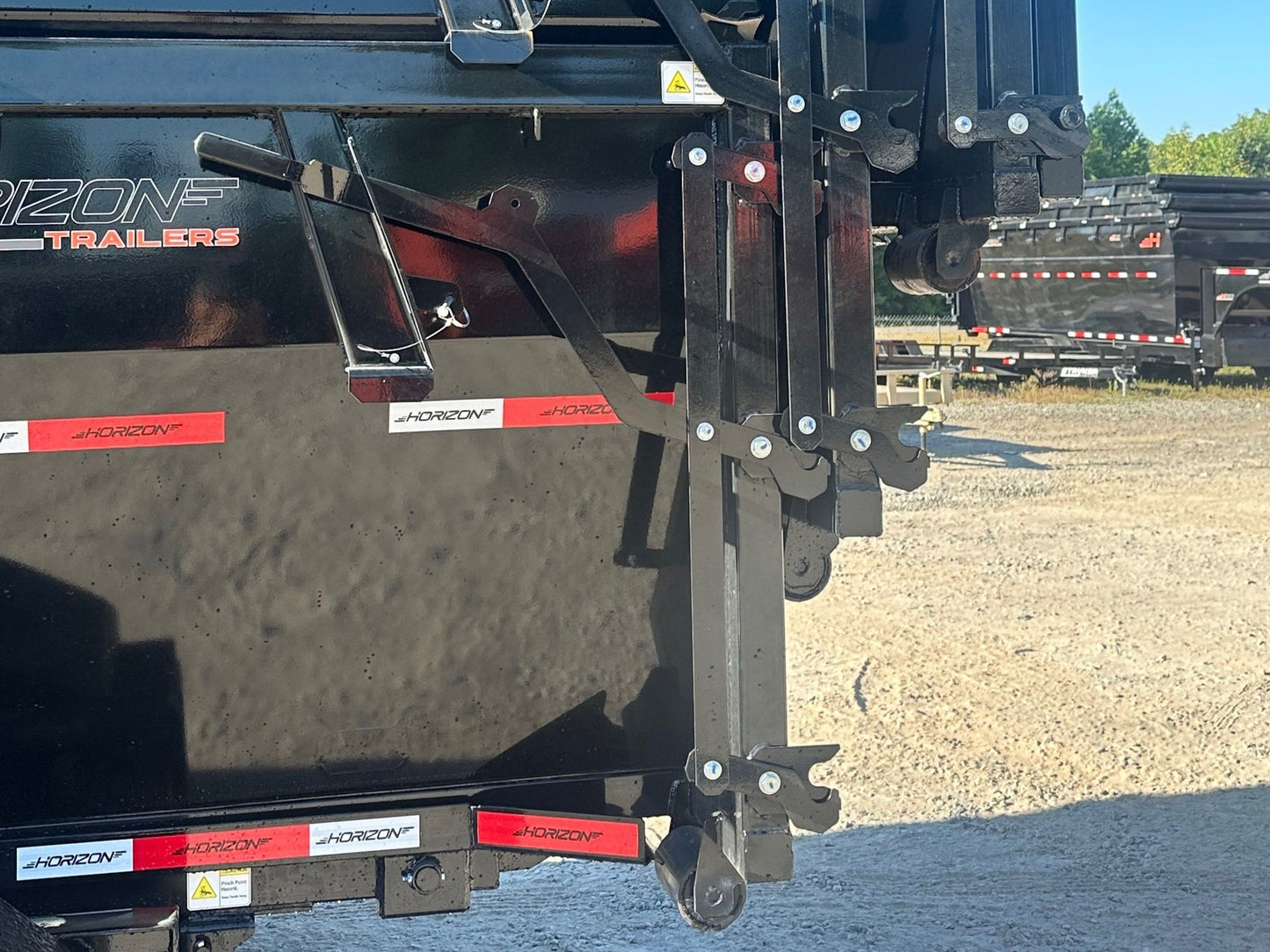 Horizon 14' RDZ BP Roll off Bundle (2) 7k Axles + 3 Bins w/ 4' Walls HZN14BP7K4FTEDZ3BLKTX - Ghost ROP - Stryker Dealership Group