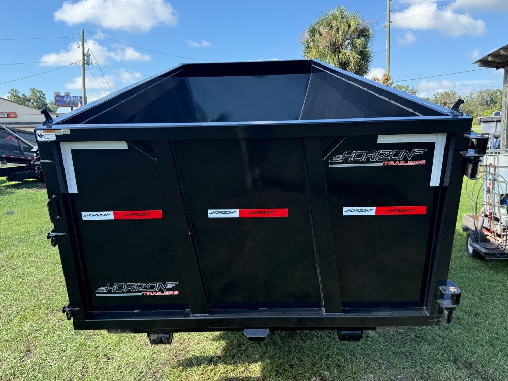 Horizon 14' RDZ GN Roll off Bundle (2) 7k Axles + 2 Bins w/ 4' Walls - Roll Off Packages - RO 14' Gooseneck - Stryker Dealership Group