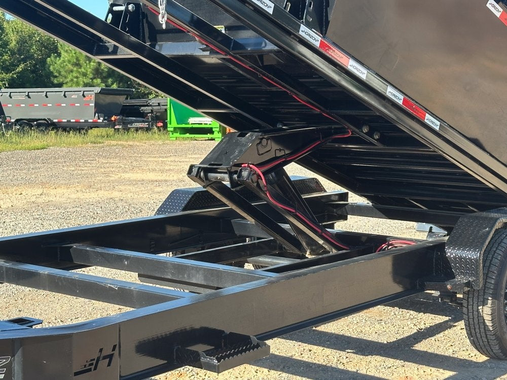 Horizon 14' RDZ GN Roll off Bundle (2) 7k Axles + 3 Bins w/ 4' Walls - Roll Off Packages/RO 14' Gooseneck - Stryker Dealership Group