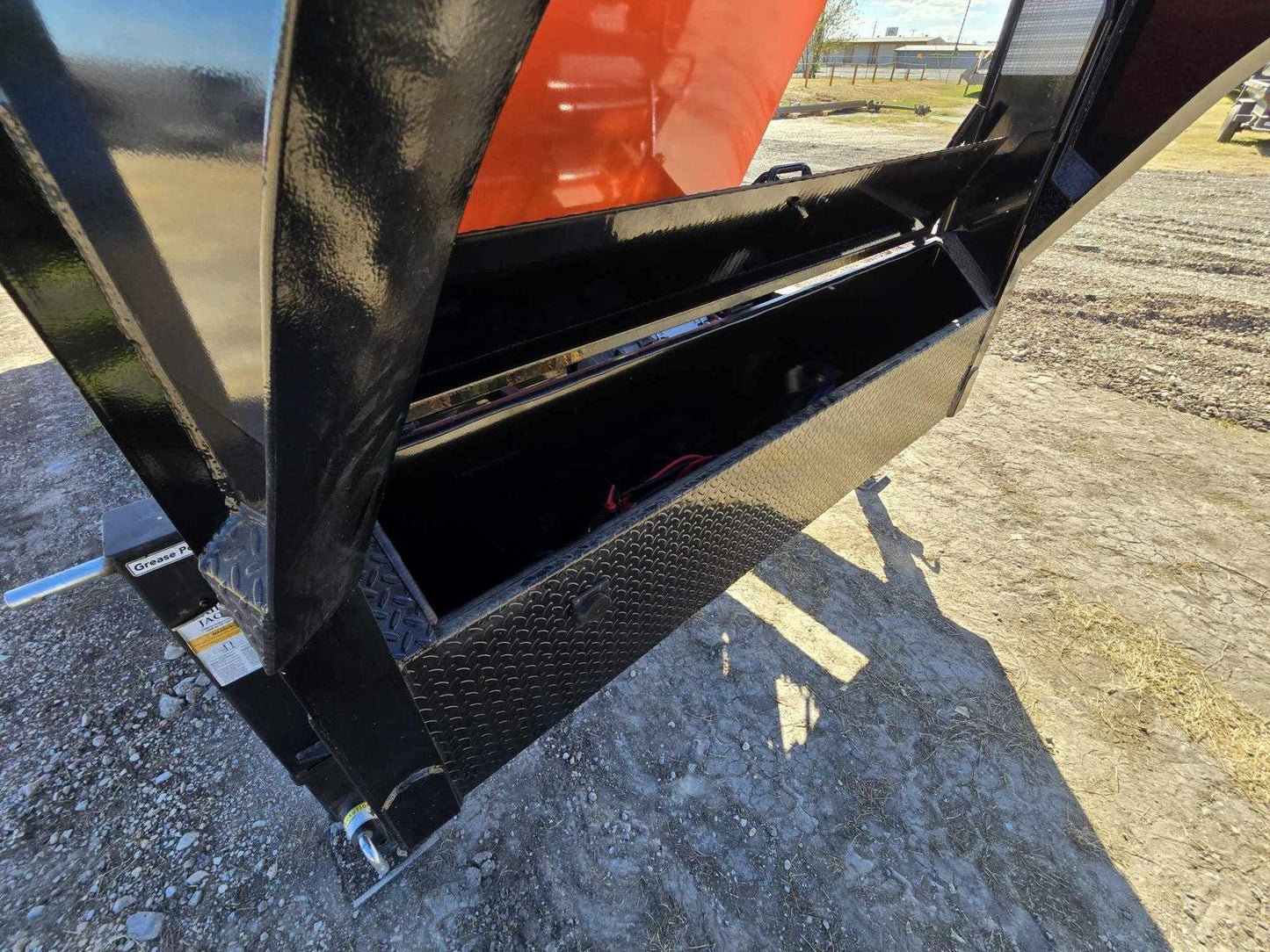 Horizon 14' RDZ GN Roll off Bundle (2) 7k Axles + 3 Bins w/ 4' Walls HZN14GN7K4FTEDZ3ORANGETX - Ghost ROP - Stryker Dealership Group