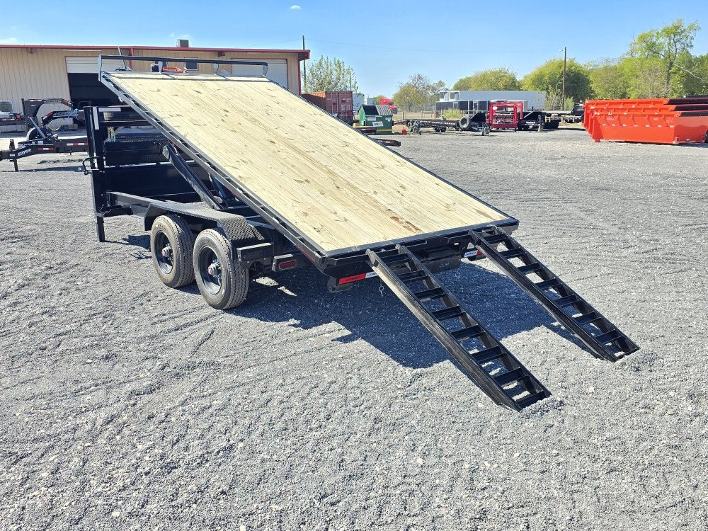 Horizon 16' HRD GN Roll off Bundle (2) 10k Axles + 1 16' ROZ Roll Off Deck - Roll Off Packages/RO 16' Gooseneck - Stryker Dealership Group