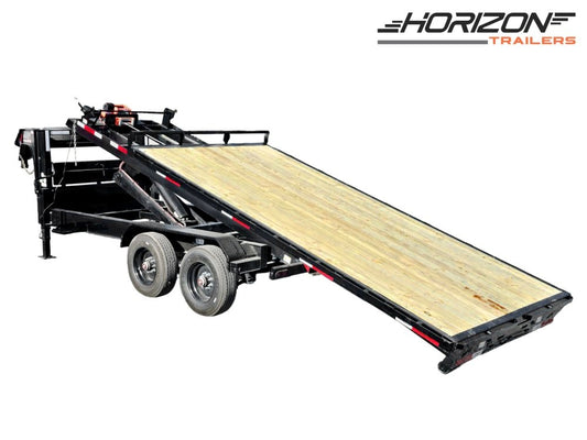 Horizon 16' HRD GN Roll off Bundle (2) 10k Axles + 1 16' ROZ Roll Off Deck - Roll Off Packages/RO 16' Gooseneck - Stryker Dealership Group