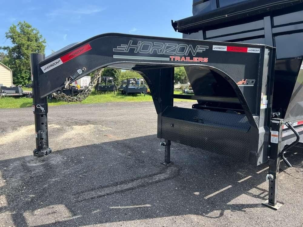 Horizon 16' HRD GN Roll off Bundle (2) 10k Axles + 2 Bins w/ 6' Walls HZN16GN10K6FTEDZ3BLKTX - Ghost ROP - Stryker Dealership Group