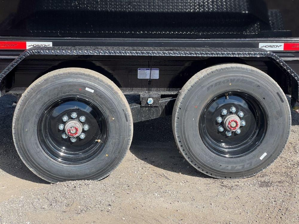 Horizon 16' HRD GN Roll off Bundle (2) 10k Axles + 3 Bins w/ 4' Walls HZN16GN10K4FTEDZ3BLKTX - Ghost ROP - Stryker Dealership Group