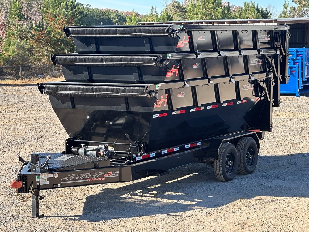 Horizon 16' RDZ BP Roll Off Base (2) 7k Axles - Roll Off Base Trailer/RO 16' Bumper Pull - Stryker Dealership Group