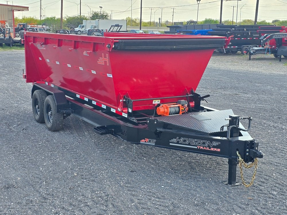 Horizon 16' RDZ BP Roll Off Base (2) 7k Axles - Roll Off Base Trailer/RO 16' Bumper Pull - Stryker Dealership Group