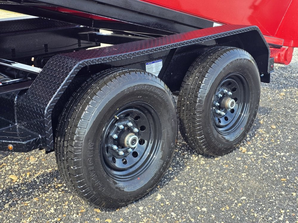 Horizon 16' RDZ BP Roll off Bundle (2) 7k Axles + 1 Bin w/ 4' Walls - Roll Off Packages - RO 16' Bumper Pull - Stryker Dealership Group