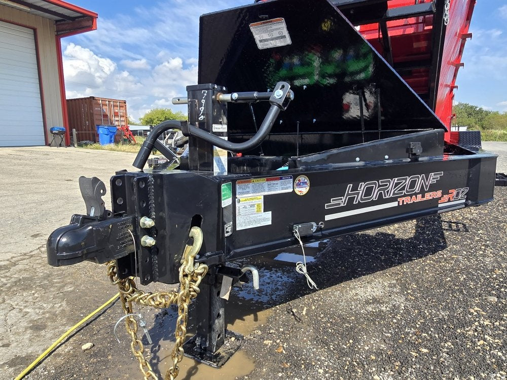 Horizon 16' RDZ BP Roll off Bundle (2) 7k Axles + 1 Bin w/ 4' Walls - Roll Off Packages - RO 16' Bumper Pull - Stryker Dealership Group