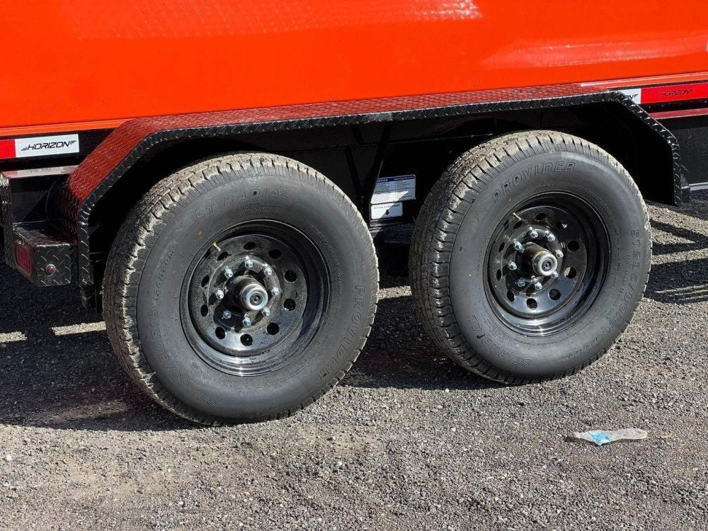 Horizon 16' RDZ BP Roll off Bundle (2) 7k Axles + 1 Bin w/ 6' Walls - Roll Off Packages/RO 16' Bumper Pull - Stryker Dealership Group