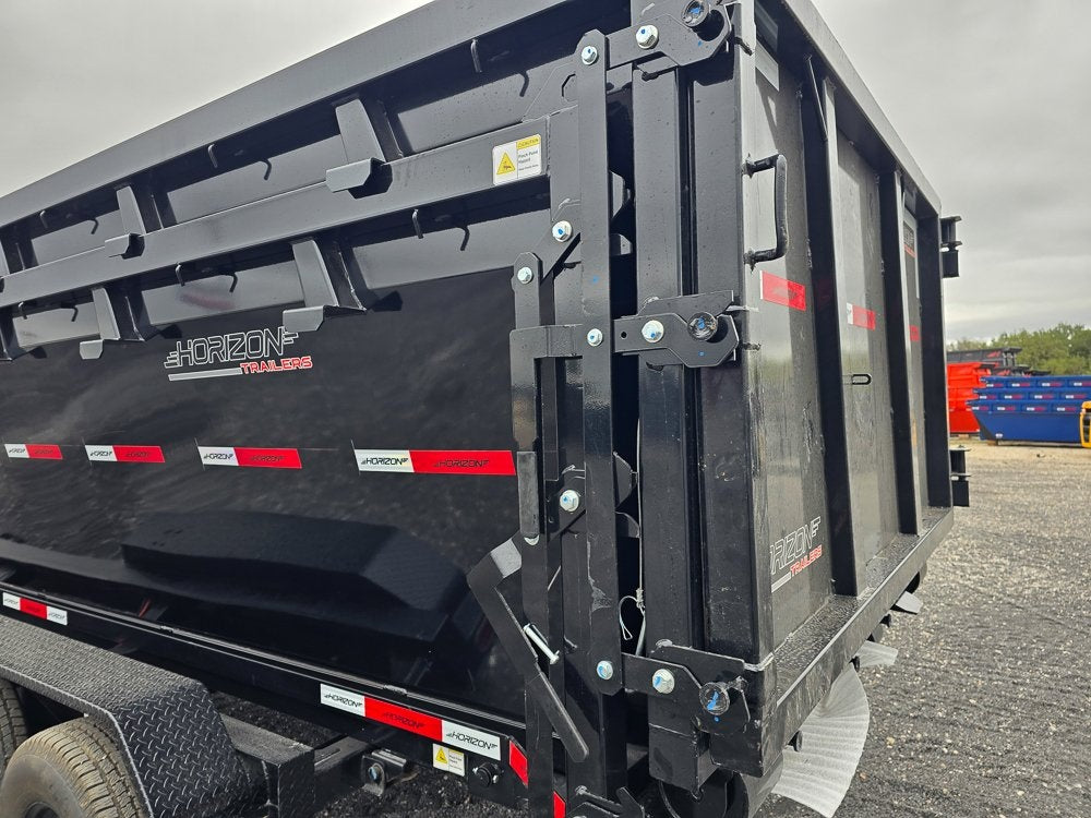Horizon 16' RDZ BP Roll off Bundle (2) 7k Axles + 2 Bins w/ 4' Walls - Roll Off Packages/RO 16' Bumper Pull - Stryker Dealership Group