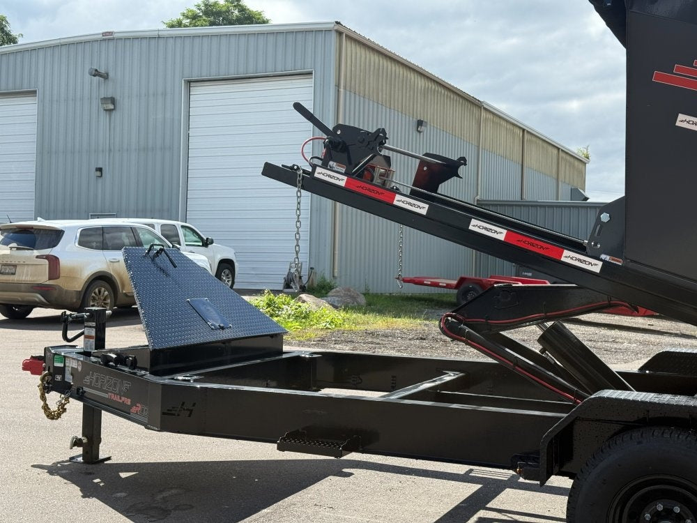 Horizon 16' RDZ BP Roll off Bundle (2) 7k Axles + 2 Bins w/ 4' Walls - Roll Off Packages/RO 16' Bumper Pull - Stryker Dealership Group