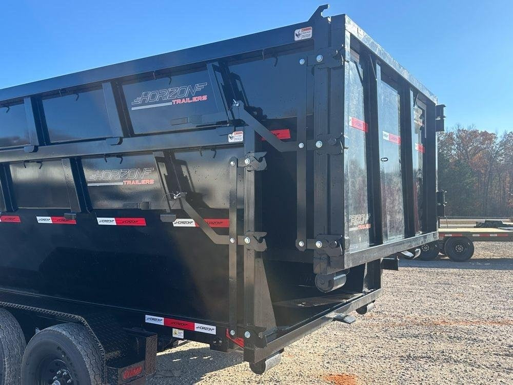 Horizon 16' RDZ BP Roll off Bundle (2) 7k Axles + 2 Bins w/ 4' Walls - Roll Off Packages/RO 16' Bumper Pull - Stryker Dealership Group