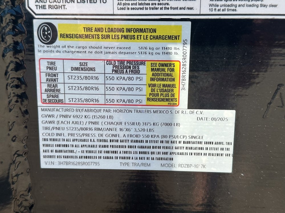 Horizon 16' RDZ BP Roll off Bundle (2) 7k Axles + 3 Bins w/ 4' Walls - Roll Off Packages/RO 16' Bumper Pull - Stryker Dealership Group