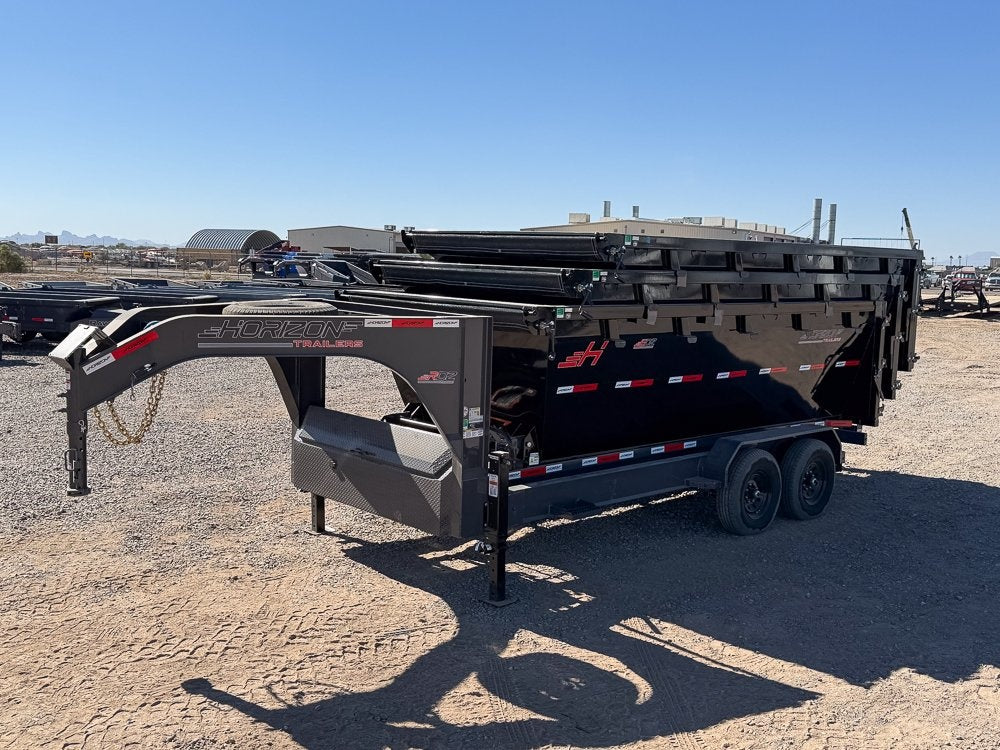 Horizon 16' RDZ GN Roll Off Base (2) 7k Axles - Roll Off Base Trailer/RO 16' Gooseneck - Stryker Dealership Group