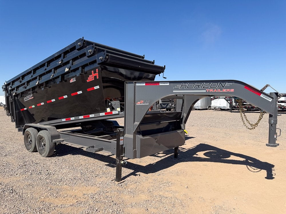 Horizon 16' RDZ GN Roll Off Base (2) 7k Axles - Roll Off Base Trailer/RO 16' Gooseneck - Stryker Dealership Group