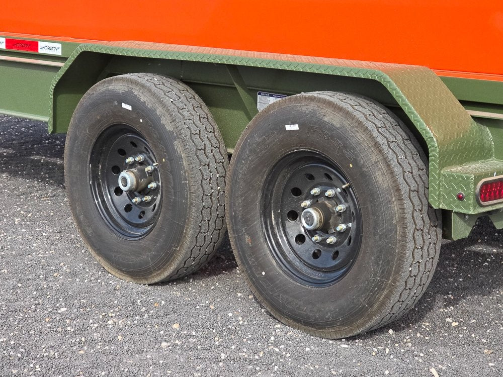 Horizon 16' RDZ GN Roll off Bundle (2) 7k Axles + 1 Bin w/ 6' Walls - Roll Off Packages - RO 16' Gooseneck - Stryker Dealership Group