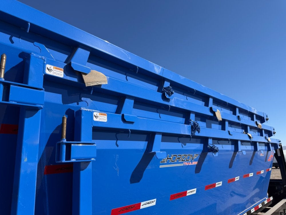 Horizon 16' RDZ GN Roll off Bundle (2) 7k Axles + 3 Bins w/ 4' Walls - Roll Off Packages/RO 16' Gooseneck - Stryker Dealership Group