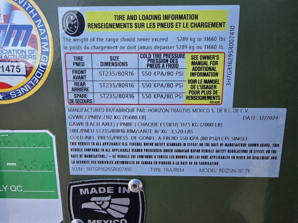 Horizon 16' RDZ GN Roll off Bundle (2) 7k Axles + 3 Bins w/ 4' Walls - Roll Off Packages/RO 16' Gooseneck - Stryker Dealership Group