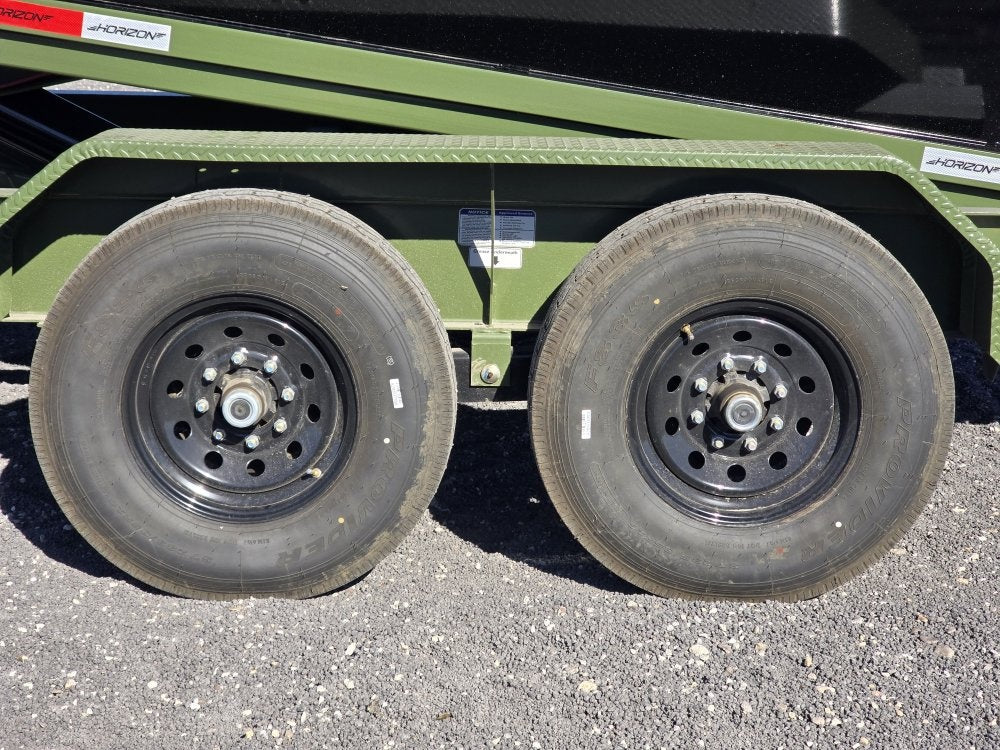 Horizon 16' RDZ GN Roll off Bundle (2) 7k Axles + 3 Bins w/ 4' Walls - Roll Off Packages/RO 16' Gooseneck - Stryker Dealership Group