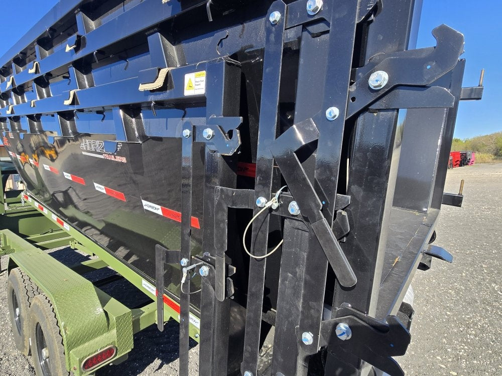Horizon 16' RDZ GN Roll off Bundle (2) 7k Axles + 3 Bins w/ 4' Walls - Roll Off Packages/RO 16' Gooseneck - Stryker Dealership Group