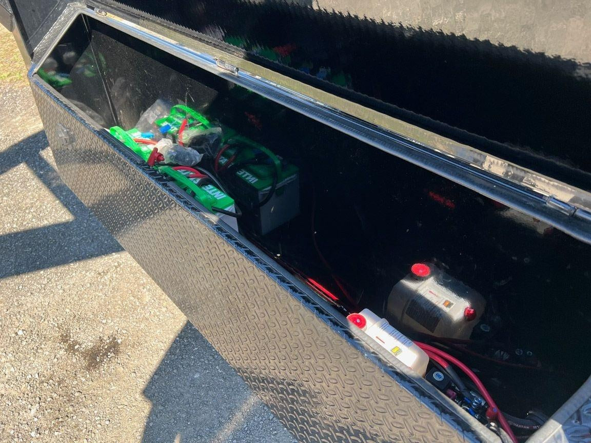 Horizon 16' RDZ GN Roll off Bundle (2) 8k Axles + 2 Bins w/ 6' Walls HZN16GN8K6FTEDZ3BLKMI - Ghost ROP - Stryker Dealership Group