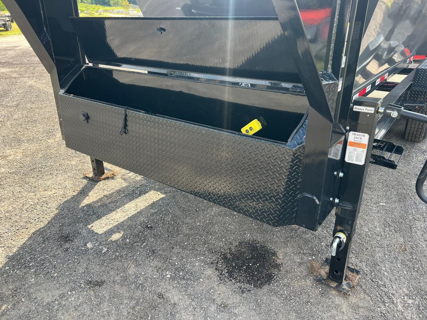 Horizon 16' RDZ GN Roll off Bundle (2) 8k Axles + 2 Bins w/ 6' Walls HZN16GN8K6FTEDZ3GrayMI - Ghost ROP - Stryker Dealership Group