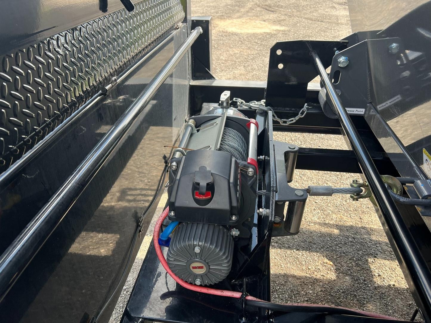 Horizon 16' RDZ GN Roll off Bundle (2) 8k Axles + 2 Bins w/ 6' Walls HZN16GN8K6FTEDZ3GrayMI - Ghost ROP - Stryker Dealership Group