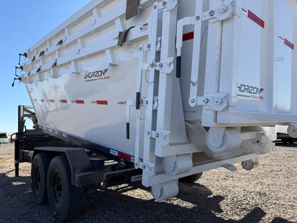 Horizon 16' RDZ GN Roll off Bundle (2) 8k Axles + 3 Bins w/ 4' Walls - Roll Off Packages - RO 16' Gooseneck - Stryker Dealership Group