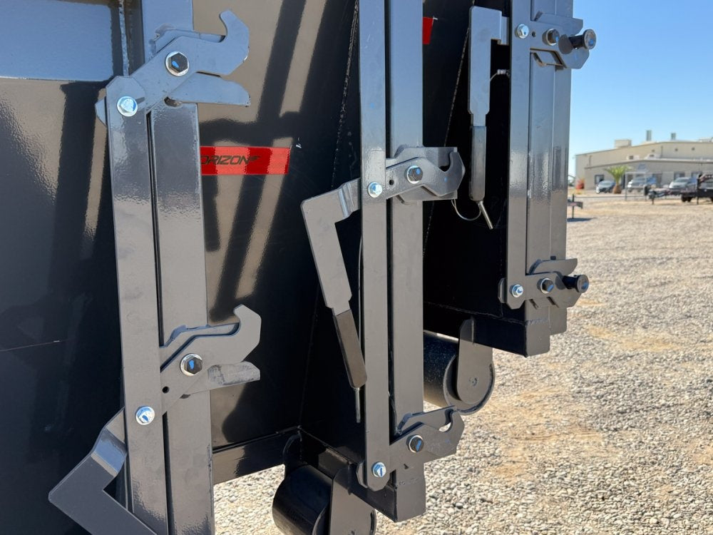 Horizon 16' RDZ GN Roll off Bundle (2) 8k Axles + 3 Bins w/ 4' Walls - Roll Off Packages - RO 16' Gooseneck - Stryker Dealership Group