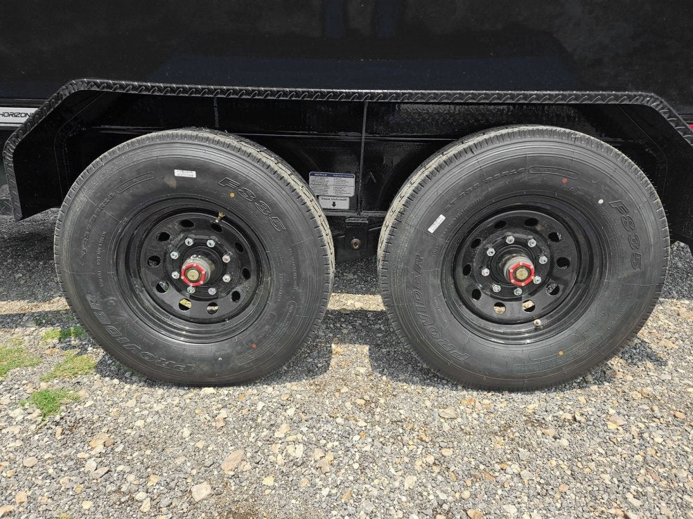 Horizon 16' RDZ GN Roll off Bundle (2) 8k Axles + 3 Bins w/ 4' Walls - Roll Off Packages - RO 16' Gooseneck - Stryker Dealership Group
