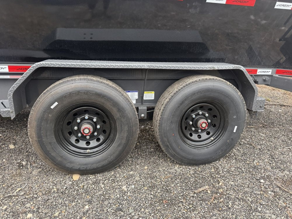 Horizon 16' RDZ GN Roll off Bundle (2) 8k Axles + 3 Bins w/ 4' Walls - Roll Off Packages/RO 16' Gooseneck - Stryker Dealership Group