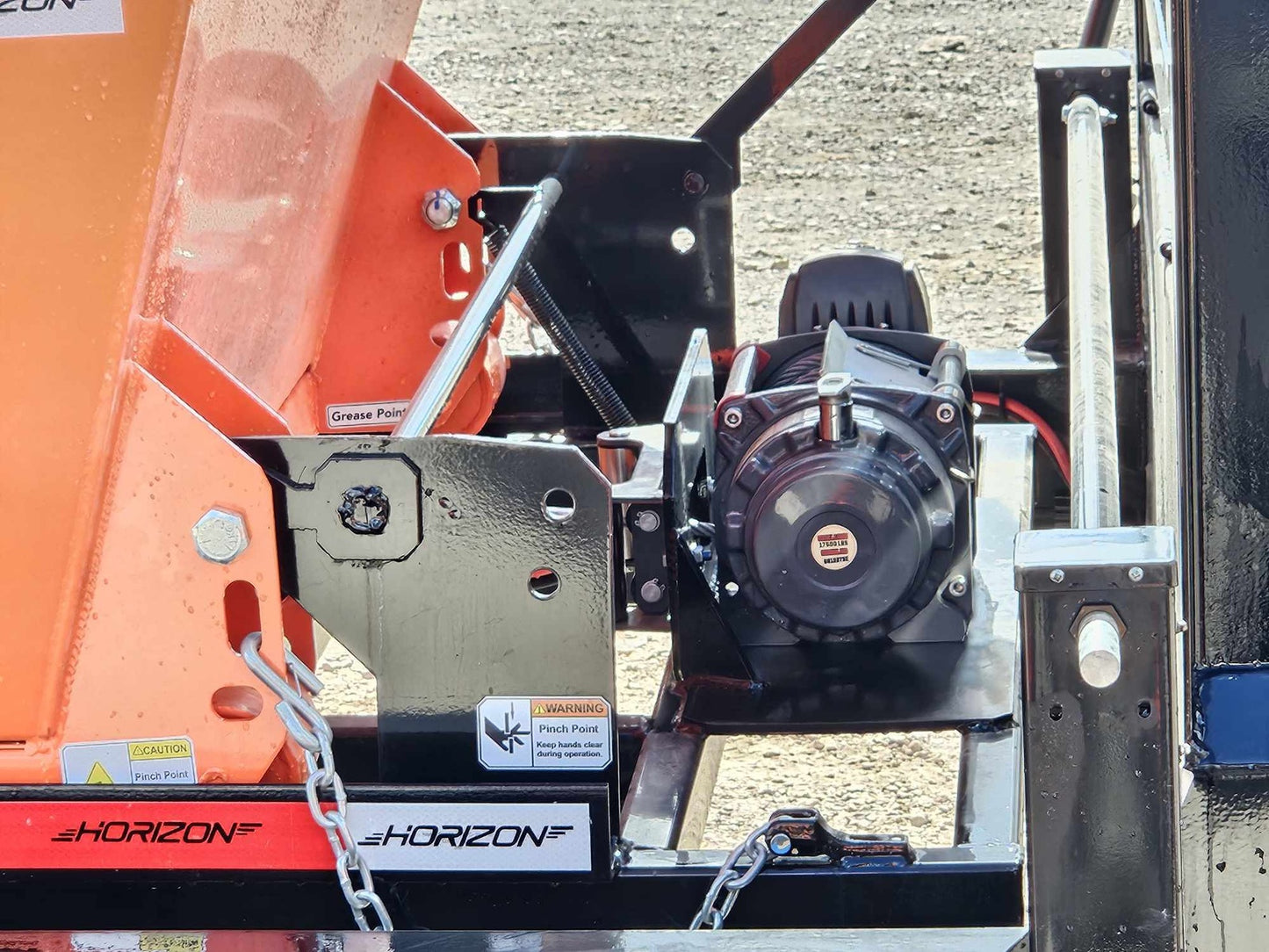 Horizon 16' RDZ GN Roll off Bundle (2) 8k Axles + 3 Bins w/ 4' Walls HZN16GN8K4FTEDZ3ORANGEAL - Ghost ROP - Stryker Dealership Group