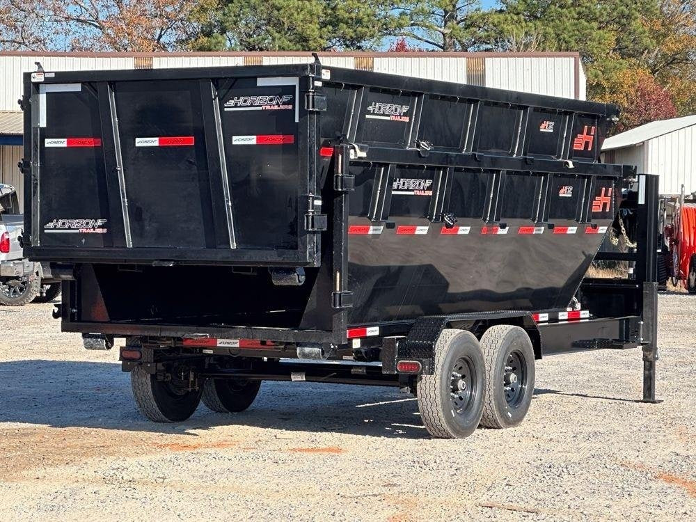 Horizon 20' HRD GN Roll off Bundle (2) 10k Axles + 2 Bins w/ 4' Walls - Roll Off Packages/RO 20' Gooseneck - Stryker Dealership Group