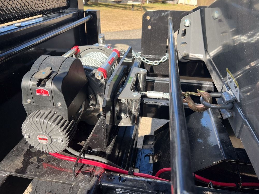 Horizon 20' HRD GN Roll off Bundle (2) 10k Axles + 2 Bins w/ 6' Walls HZN20GN10K6FTEDZ3GrayAL - Ghost ROP - Stryker Dealership Group